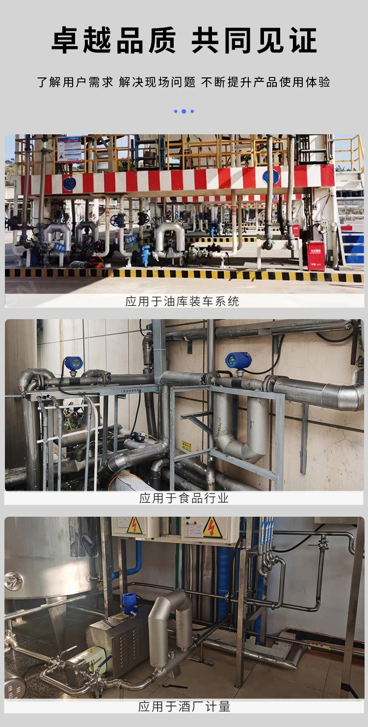 液氨质量流量计现场安装使用图