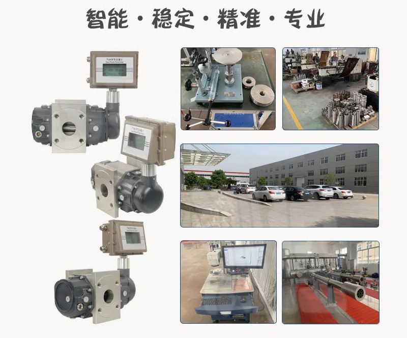 气体容积式流量计工厂展示图